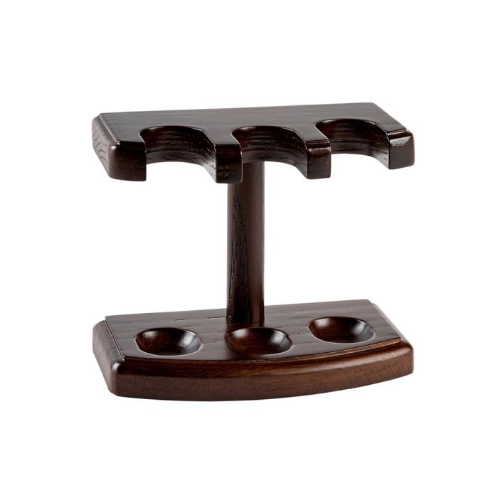 Pfeifenständer 3er braun 