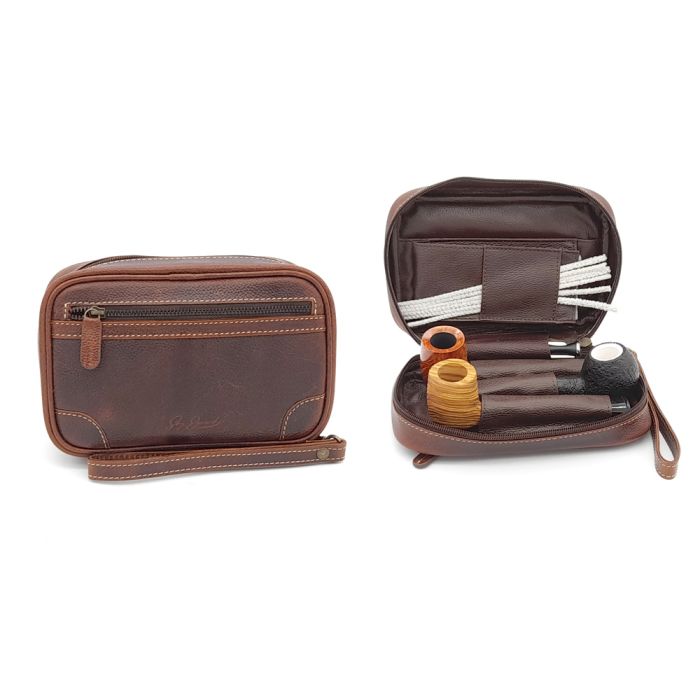 Guy Janot Pfeifentasche Bourbon Leder 6936