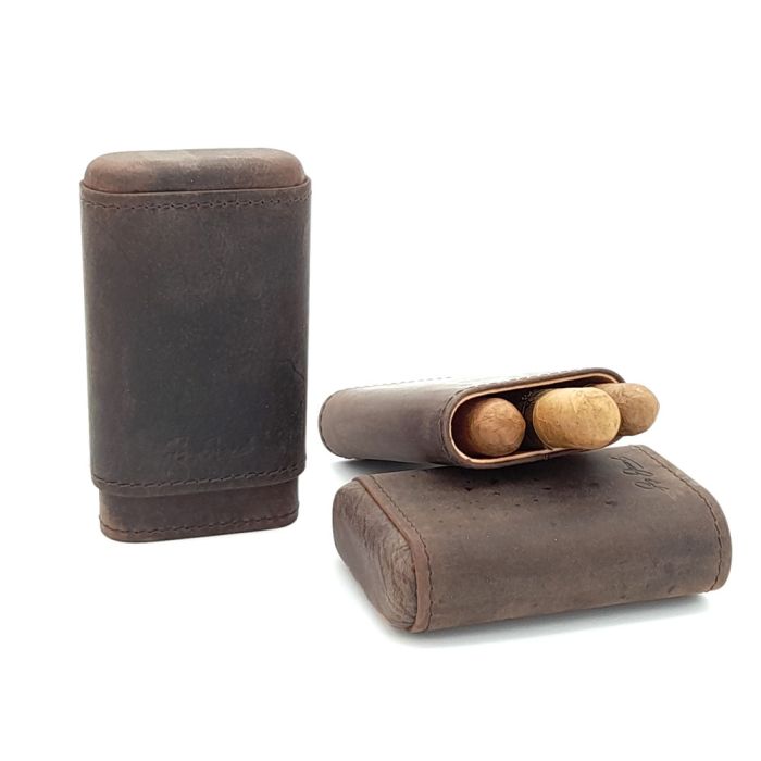 Guy Janot Zigarrenetui 3er Robusto Jägerleder