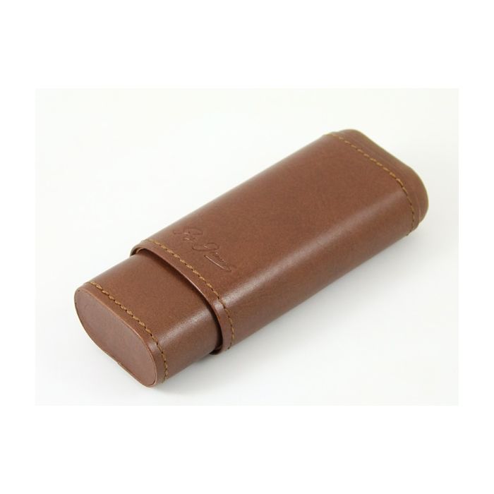 Guy Janot cognac Leder-Zigarren Etui kaufen