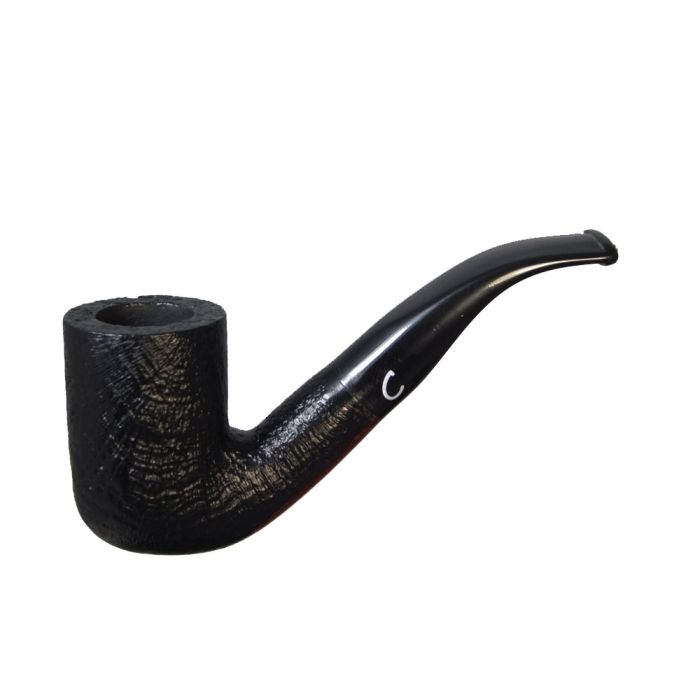 Capitello Pfeife Bent Black Sandblast  kaufen