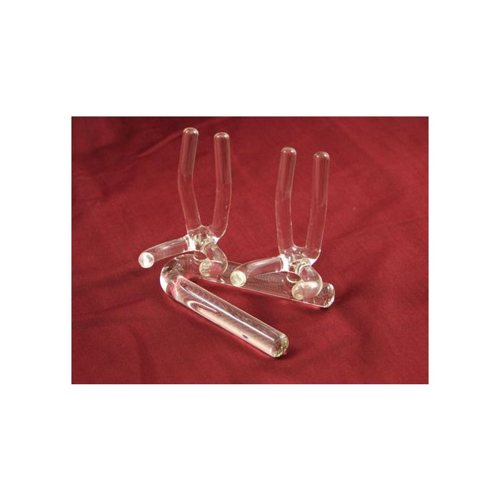 2er Pfeifenständer aus Glas kaufen