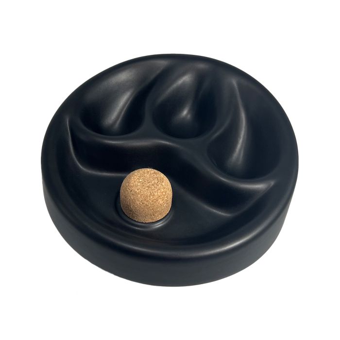 Pfeifenascher, 3er Keramik matt