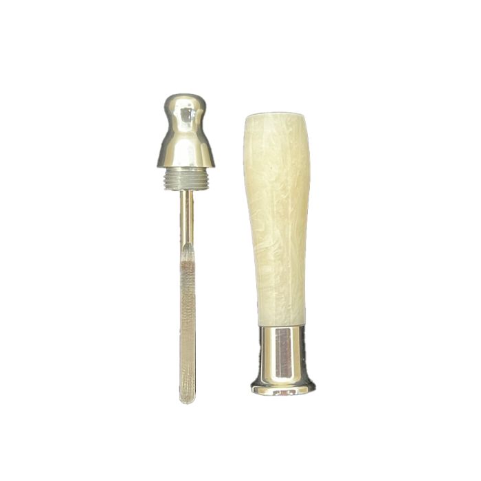 Pfeifenstopfer Acryl, weiss