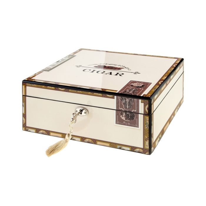 Angelo Humidor Weiß Hochglanz