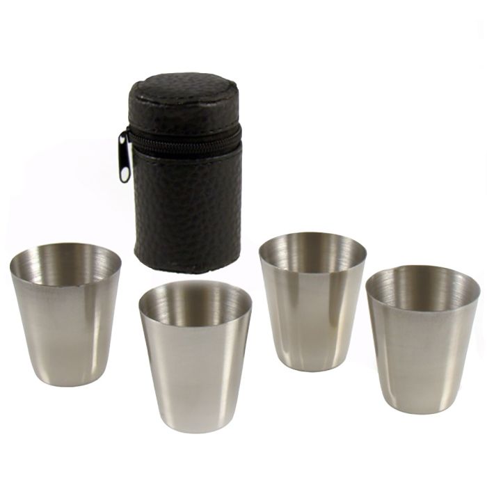 Angelo 4 Flachmann-Becher