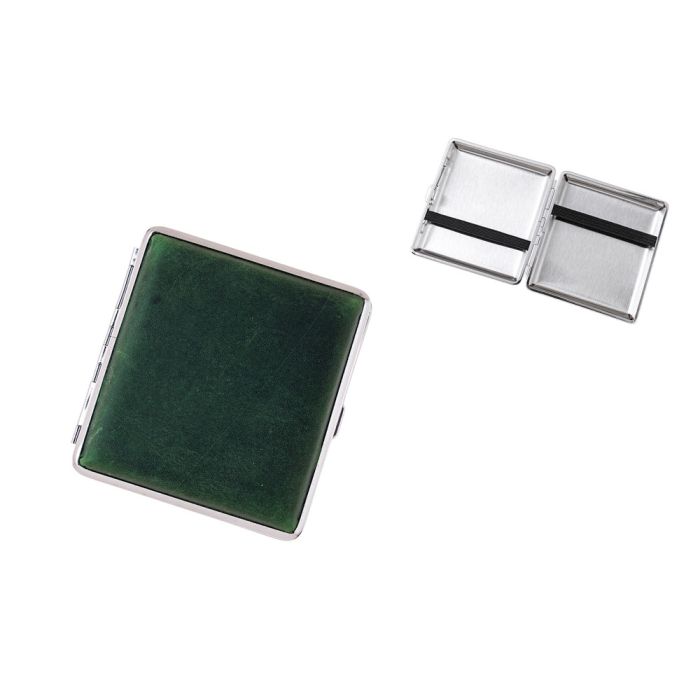 Zigarillo-Etui Leder Vintage, grün