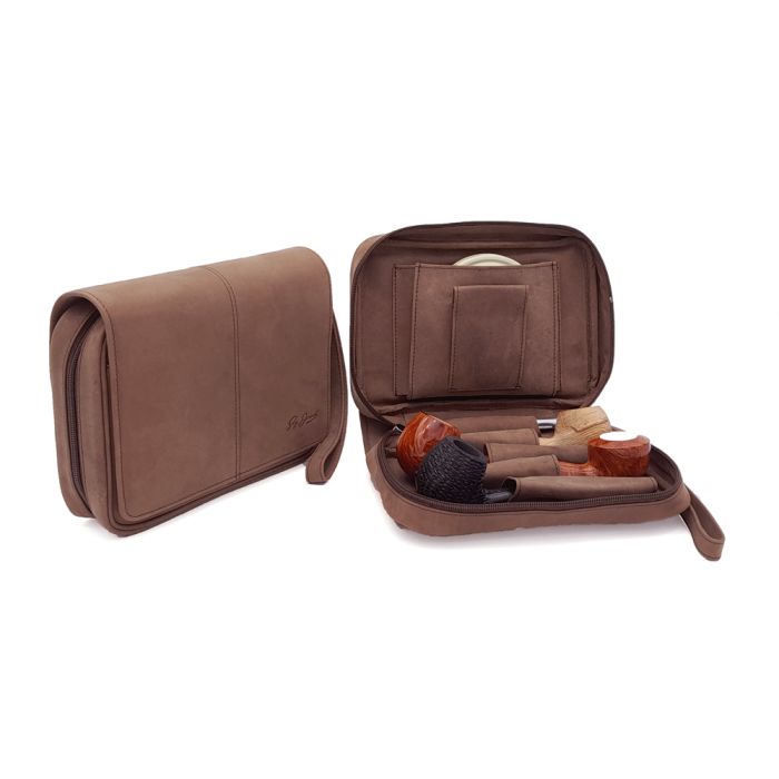 Guy Janot 4er Pfeifentasche, Jägerleder