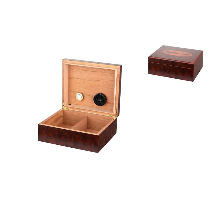 Angelo Humidor Braun Intarsien