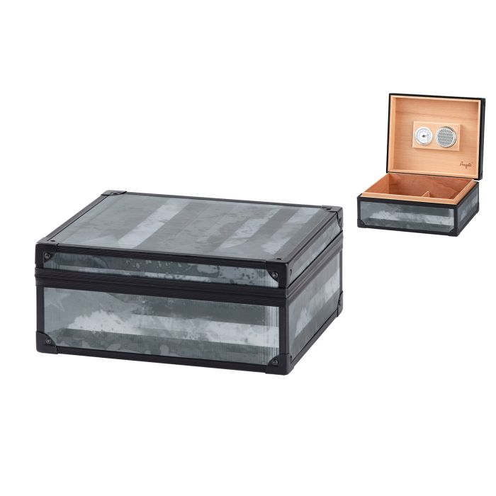 Angelo Humidor schwarz grau
