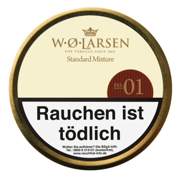 W. O. Larsen Standard Mixture No. 1 Pfeifentabak, 100g