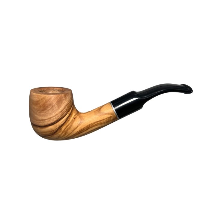 Olivenholz Pfeife Soft Bent