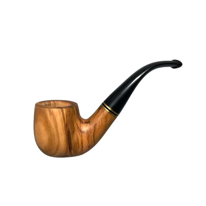 Olivenholzpfeife Full Bent Original