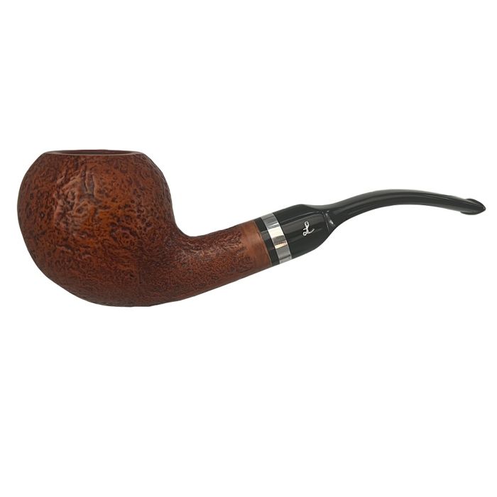 Lorenzetti Rusticato Pfeife Half Bent 
