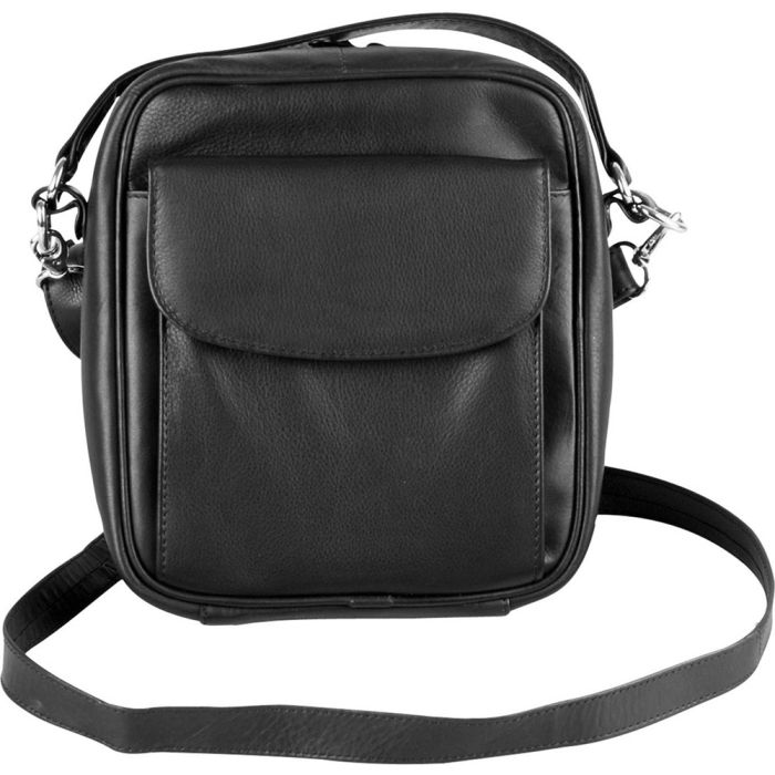 Pfeifentasche 8er Leder schwarz