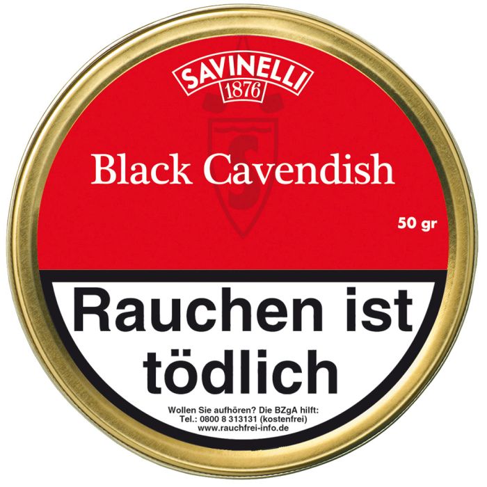 Savinelli Black Cavendish rot Pfeifentabak
