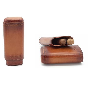 Guy Janot Zigarretui 2er Robusto mit Zedernholz