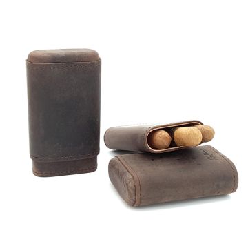 Guy Janot Zigarrenetui 3er Robusto Jägerleder