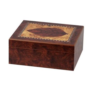 Humidor mit Blattdekor