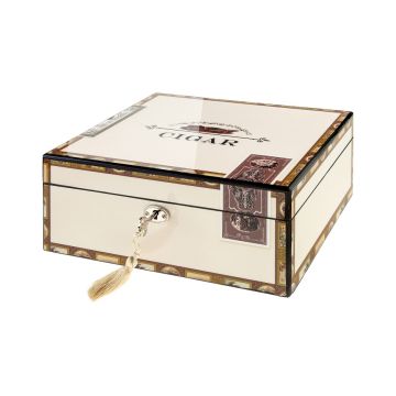 Angelo Humidor Weiß Hochglanz