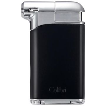 COLIBRI Pfeifenfeuerzeug Pacific II schwarz Chrom