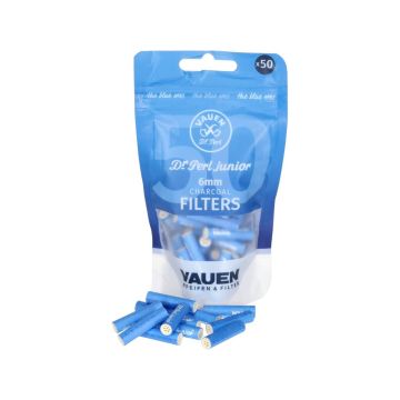 Vauen Dr. Perl Junior Pfeifenfilter, 6mm - 50 St&uuml;ck
